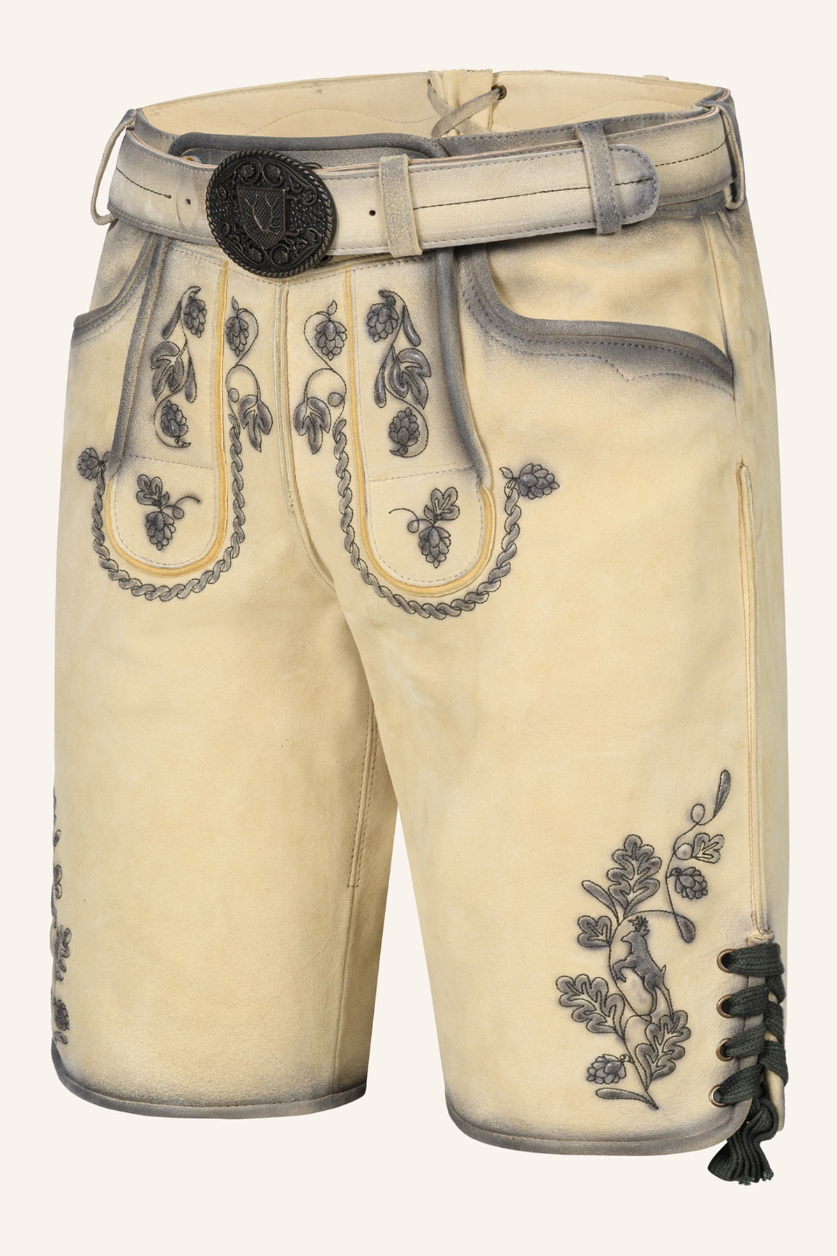 Lederhose Nolan mit Gürtel
