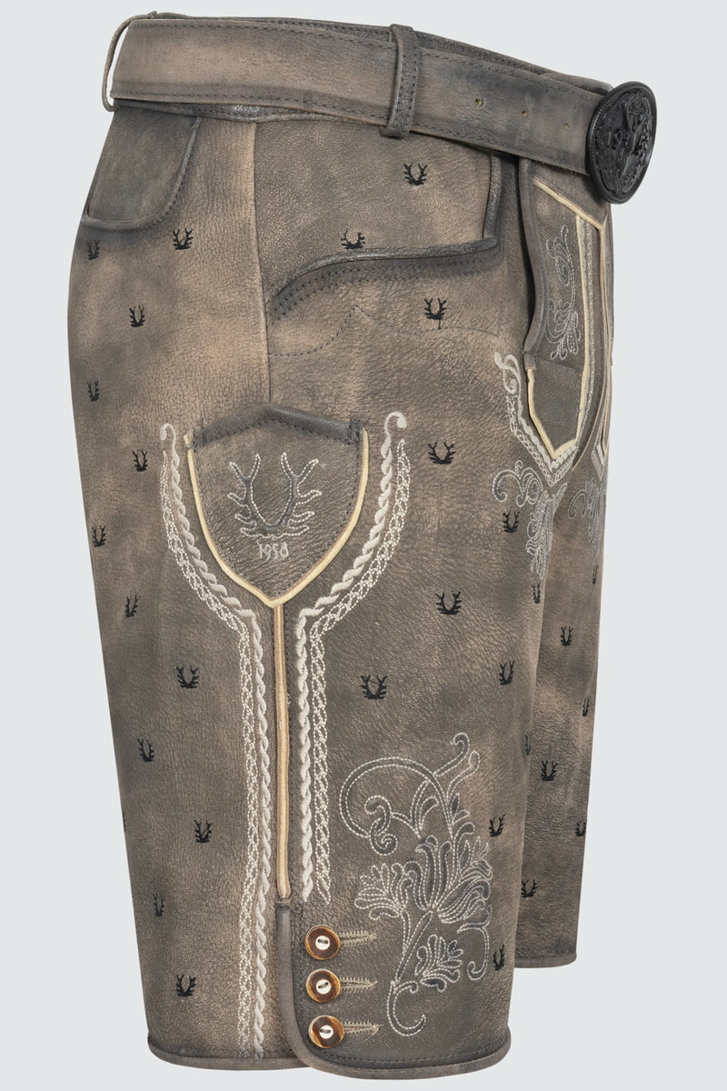Lederhose Harvey mit Gürtel