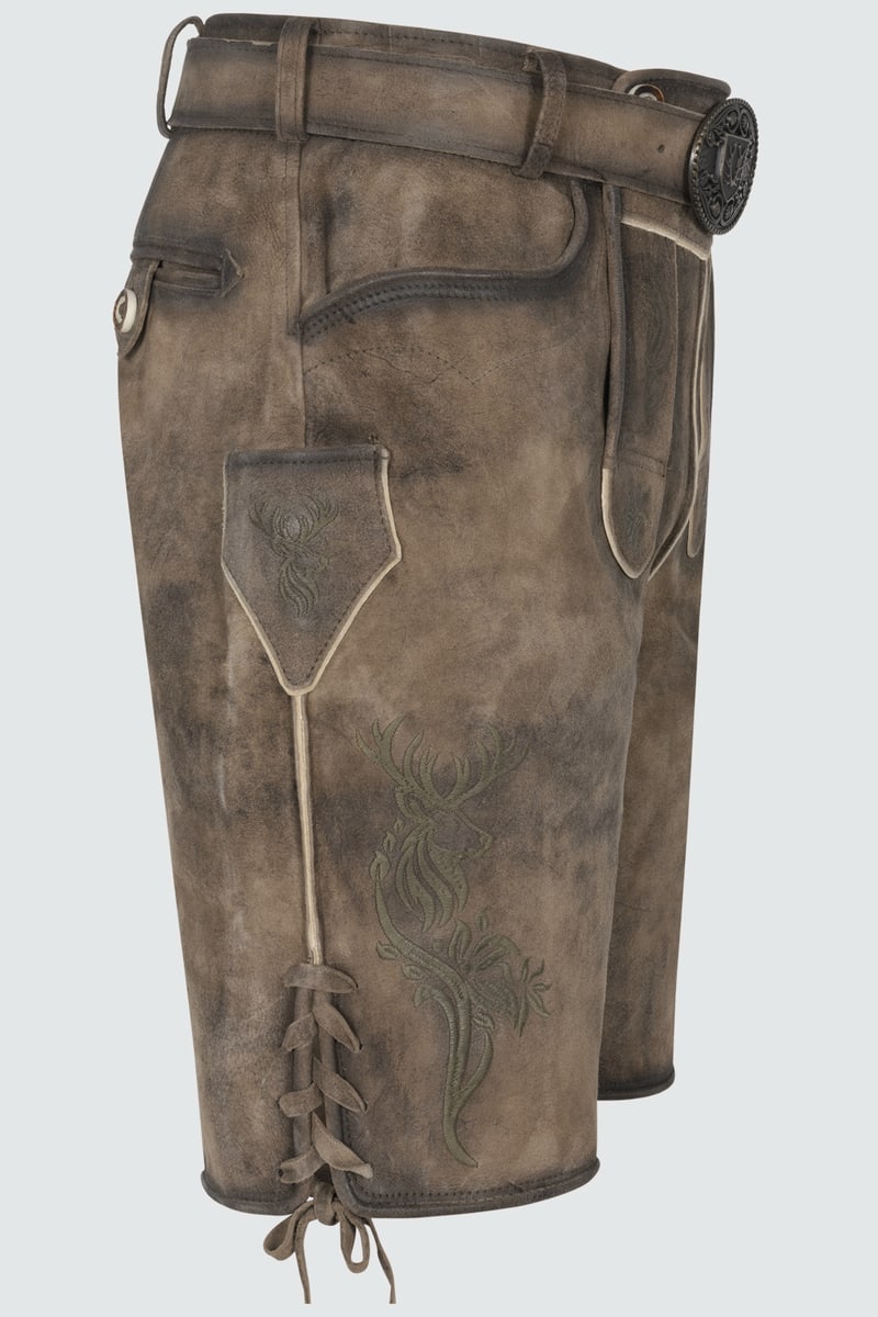 Lederhose Diran mit Gürtel