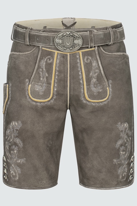 Lederhose Howard mit Gürtel