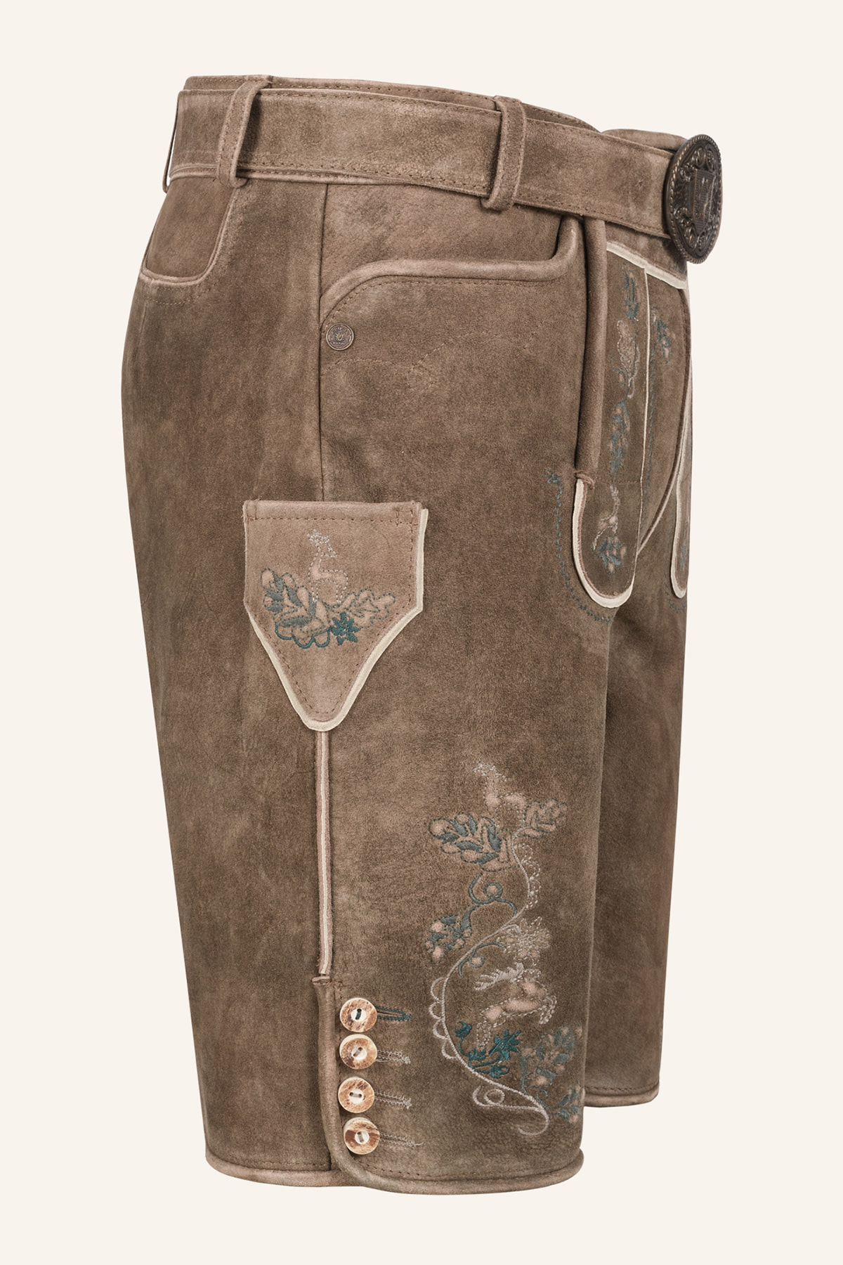 Lederhose Torin mit Gürtel