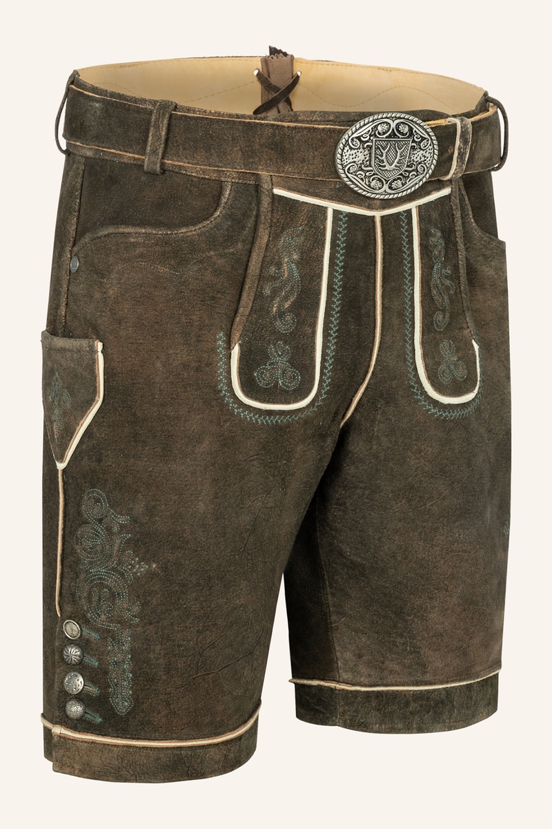 Lederhose Jayden mit Gürtel 