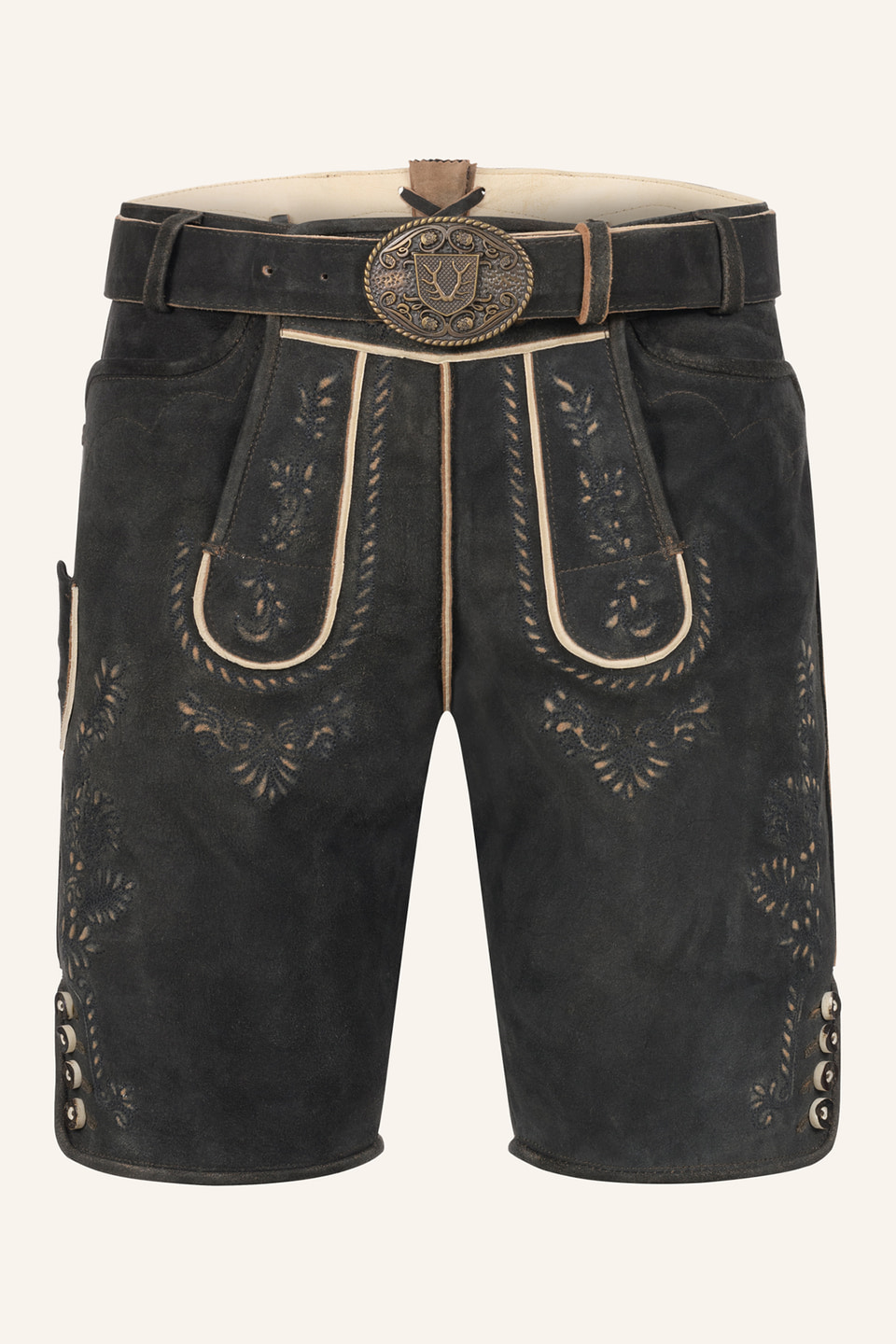 Lederhose Gaspar mit Gürtel