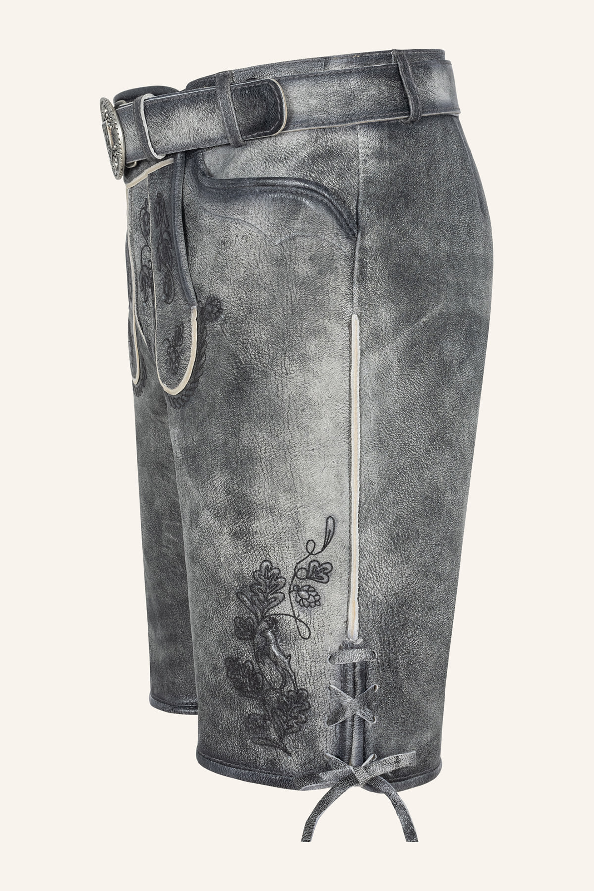 Lederhose Okko mit Gürtel