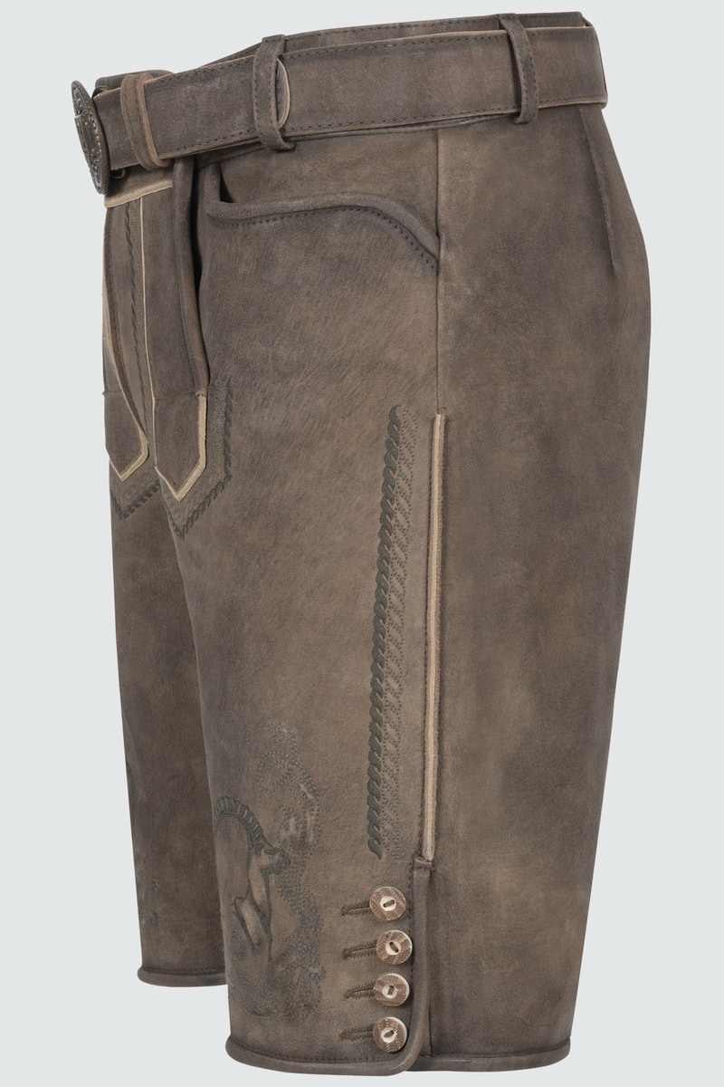 Lederhose Ilian mit Gürtel
