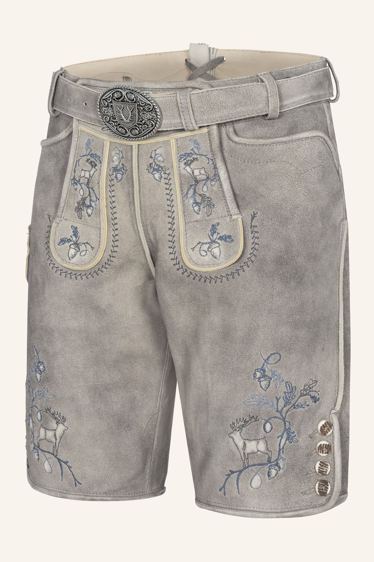 Lederhose Ulf mit Gürtel