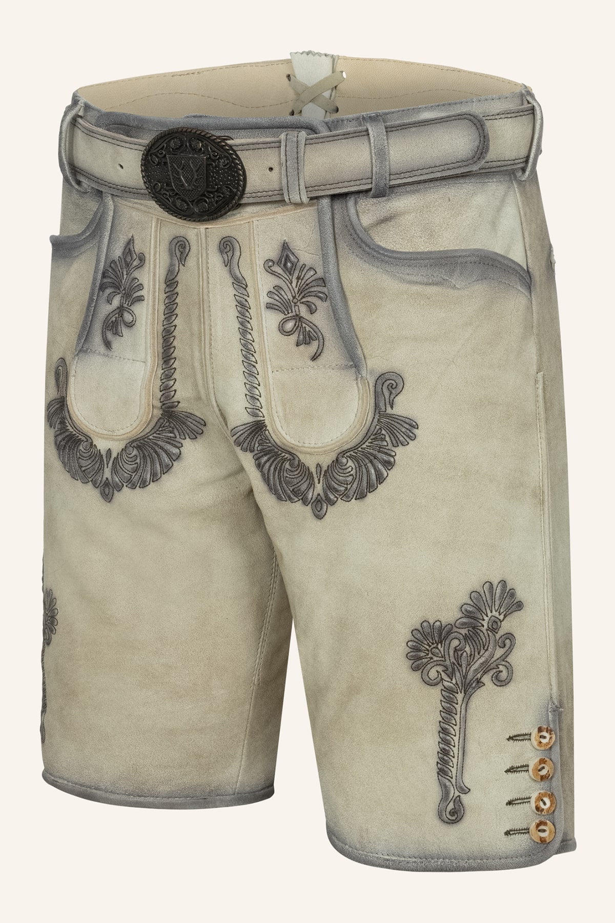 Lederhose Aric mit Gürtel