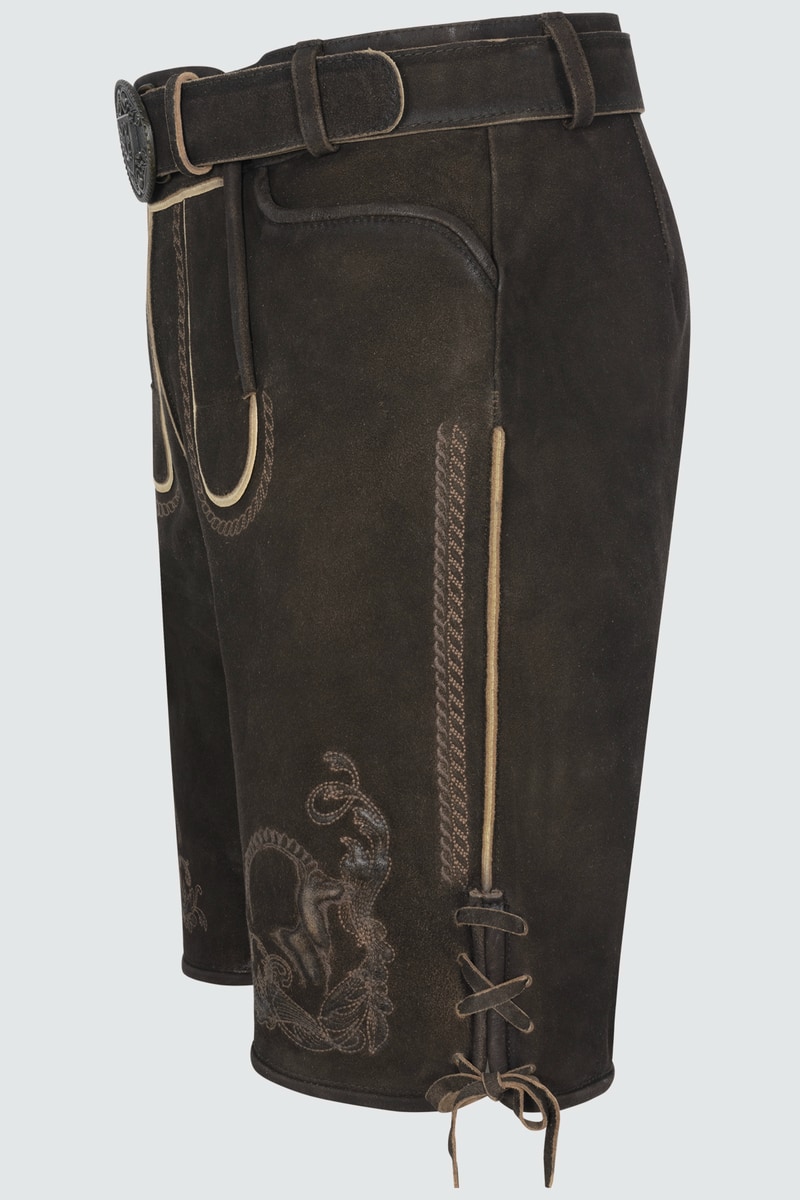Lederhose Balian mit Gürtel