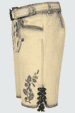 Lederhose Nolan mit Gürtel