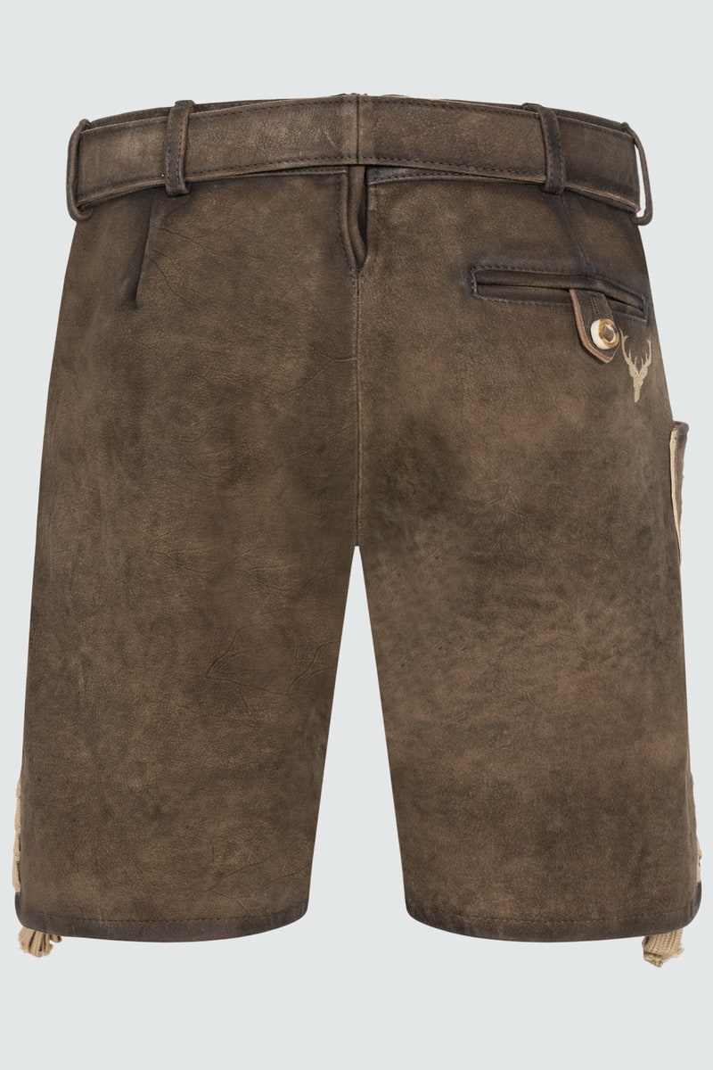 Lederhose Werner mit Gürtel