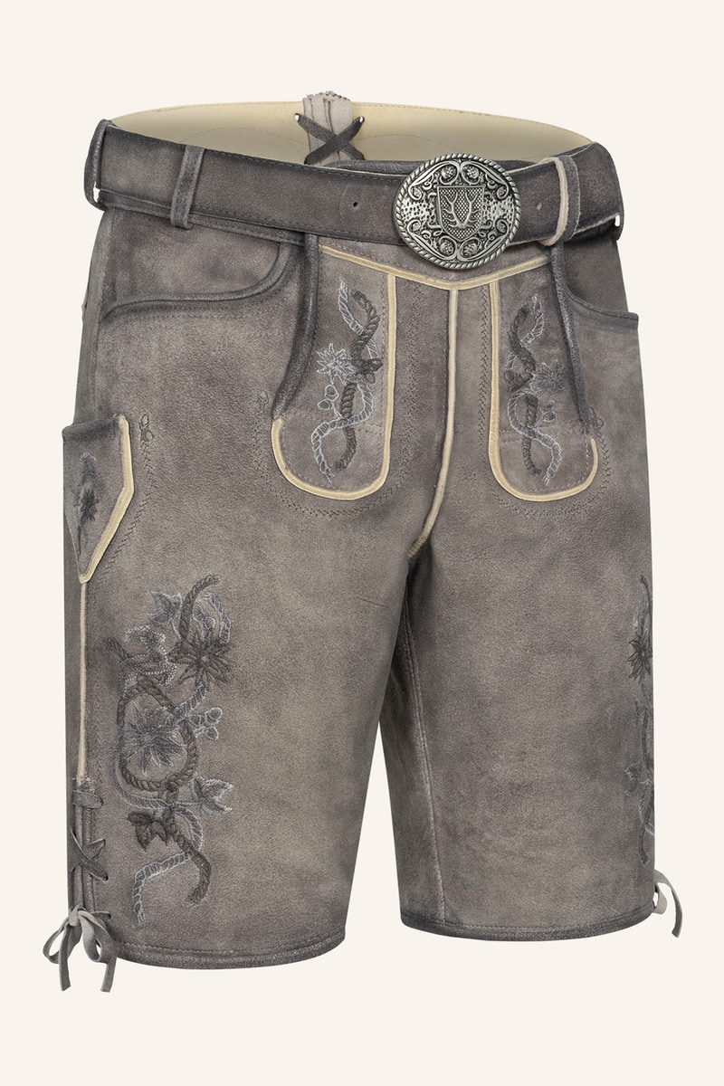 Lederhose Mirko mit Gürtel