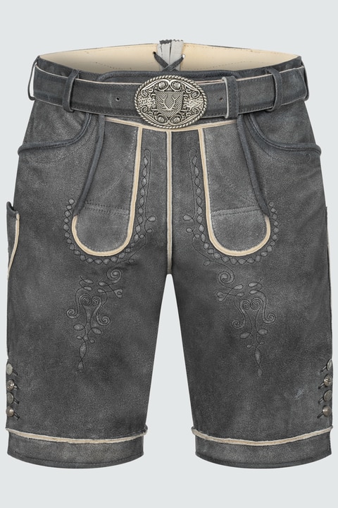 Lederhose Kuno mit Gürtel