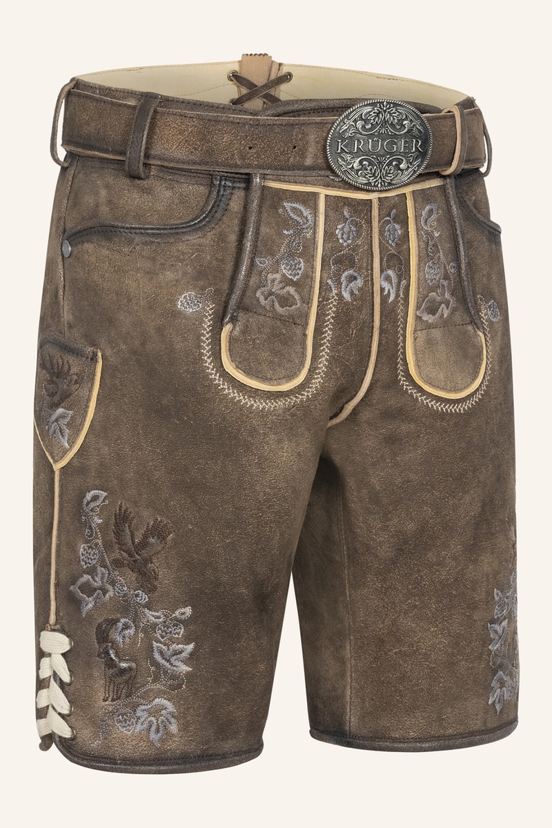 Lederhose Ulli mit Gürtel