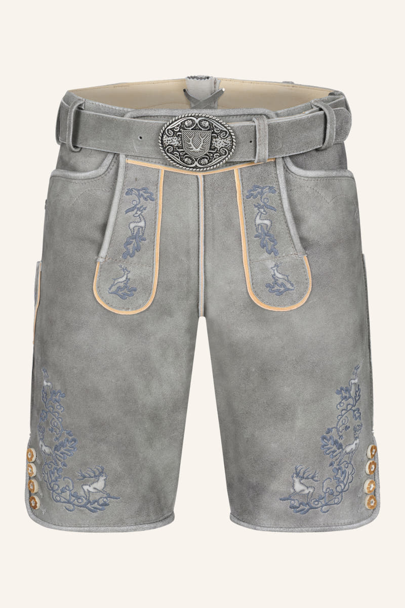 Lederhose Berat mit Gürtel