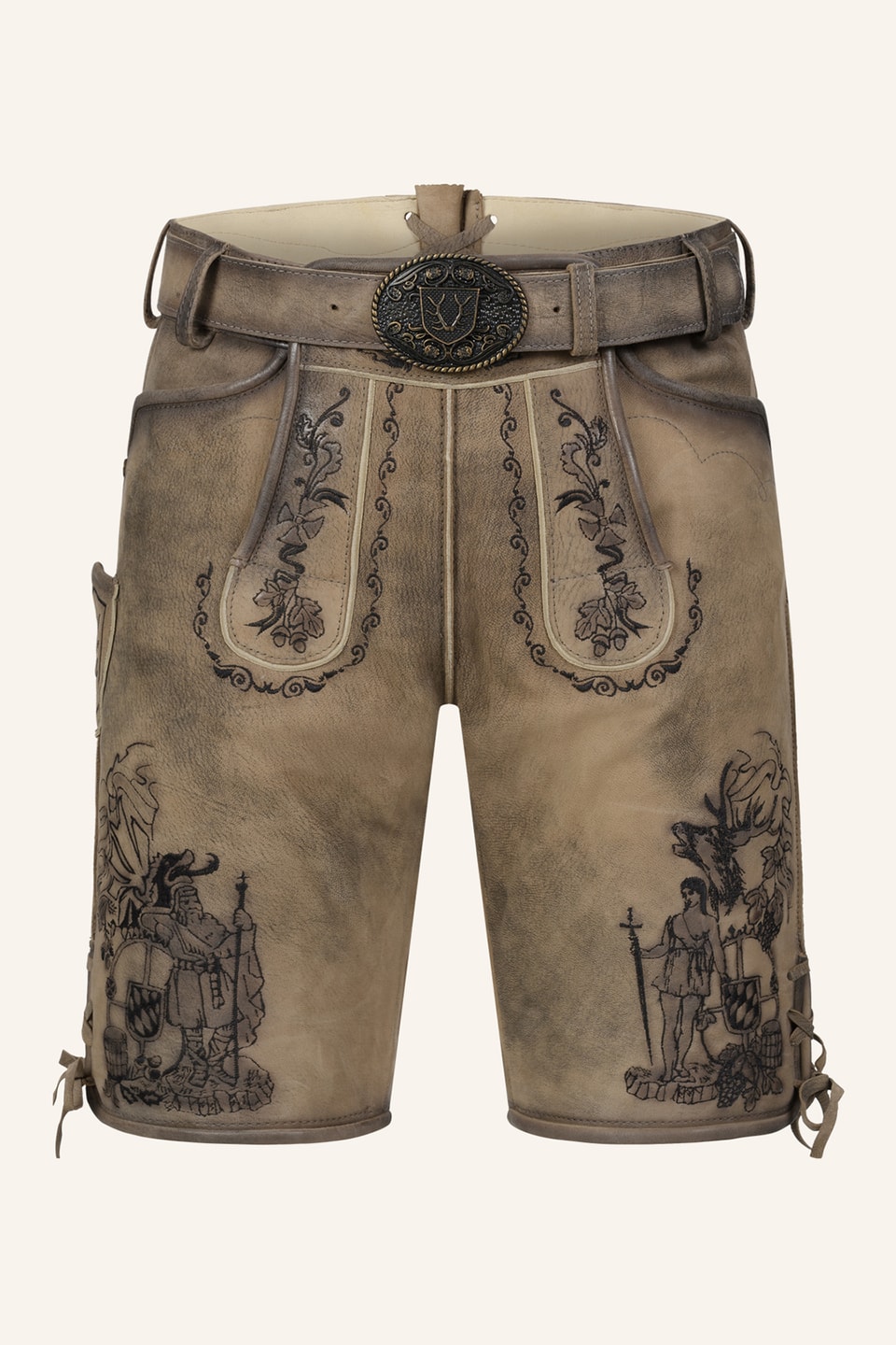 Lederhose Giuliano mit Gürtel