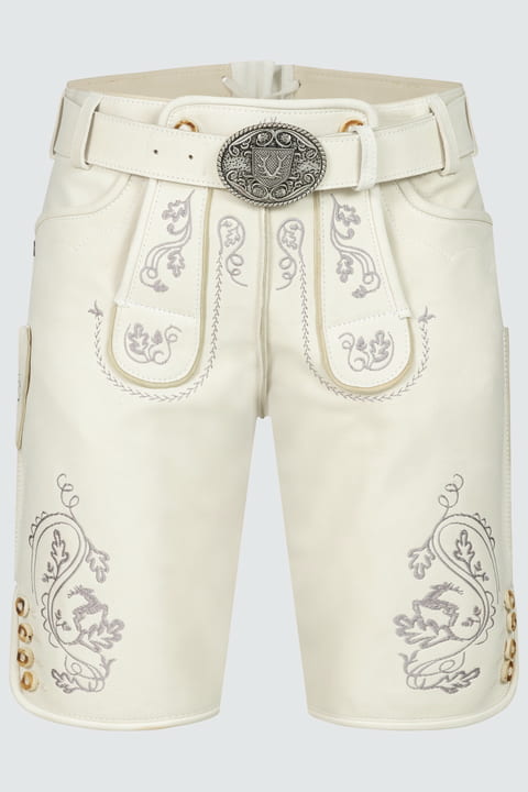 Lederhose Evan mit Gürtel