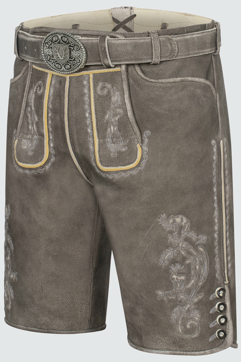 Lederhose Howard mit Gürtel
