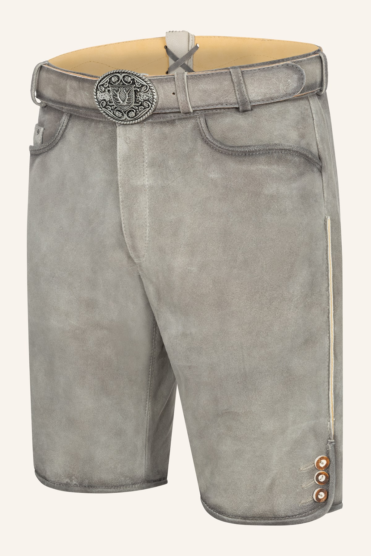 Lederhose Lorenzo mit Gürtel