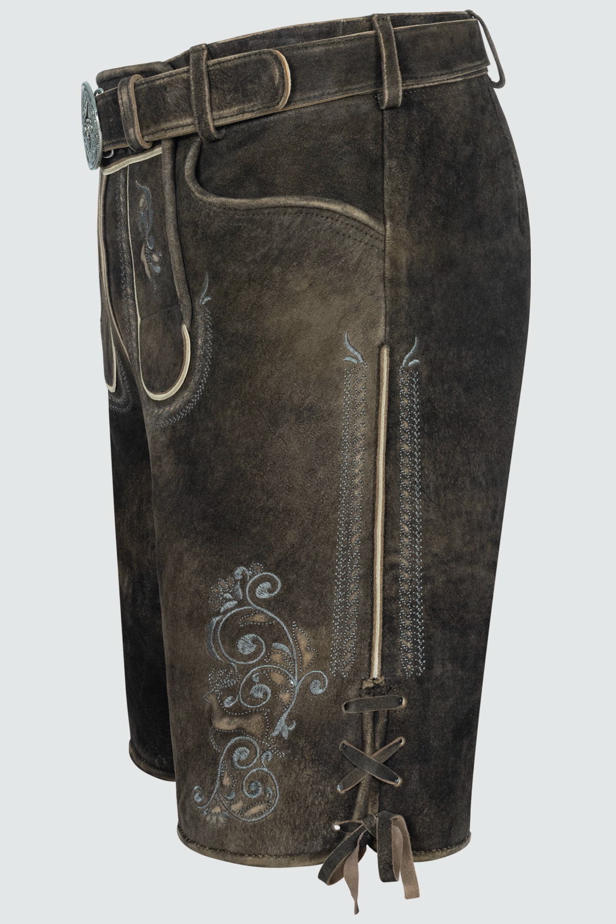 Lederhose Gideon mit Gürtel