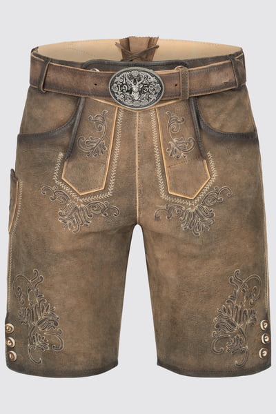 Lederhose Bentje mit Gürtel