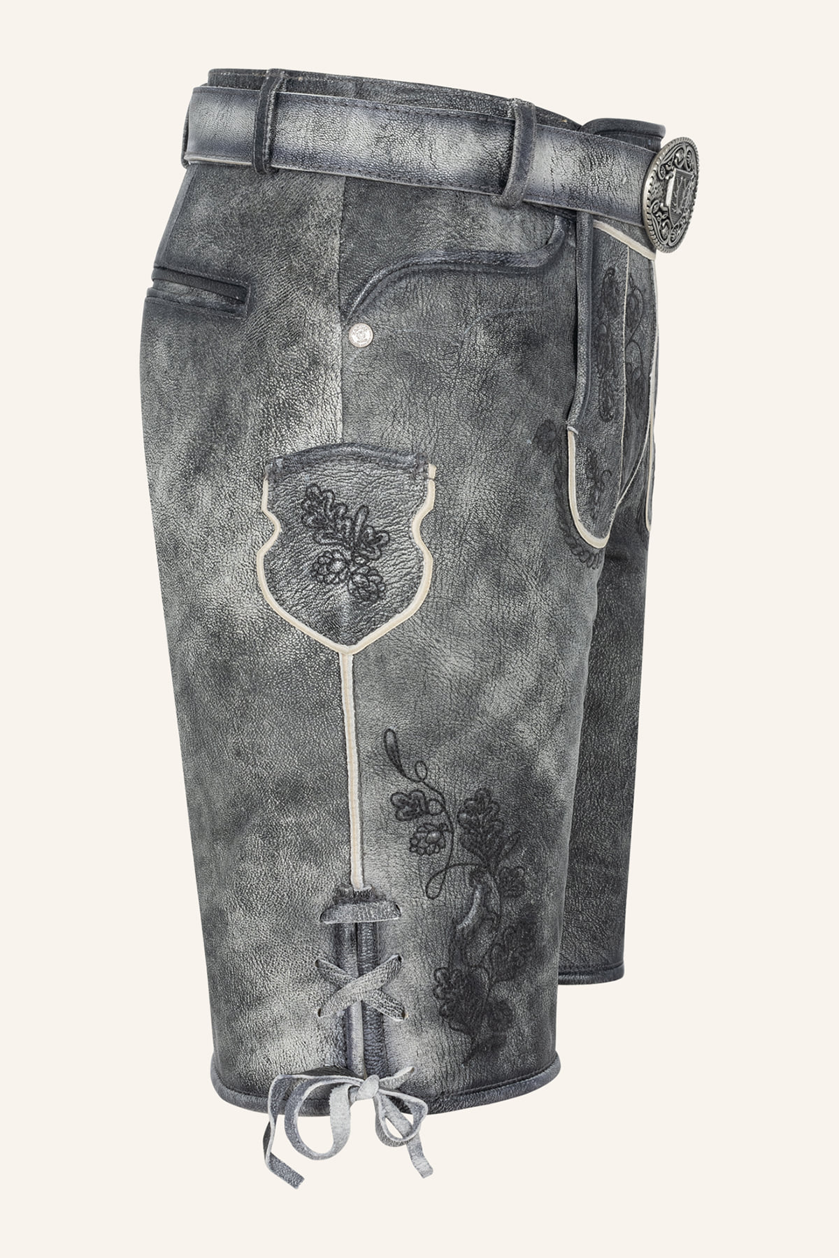 Lederhose Okko mit Gürtel