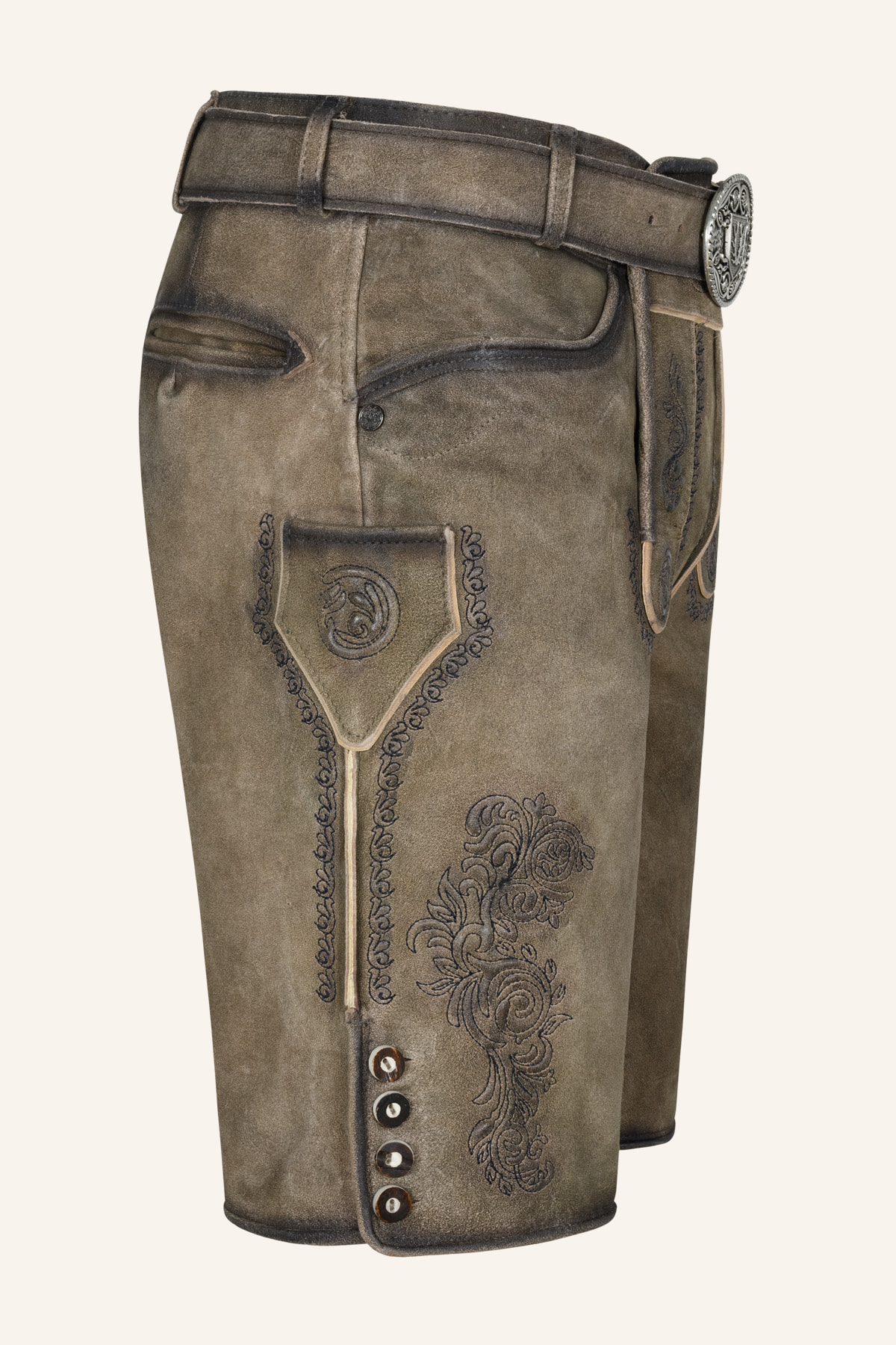 Lederhose Ramiel mit Gürtel