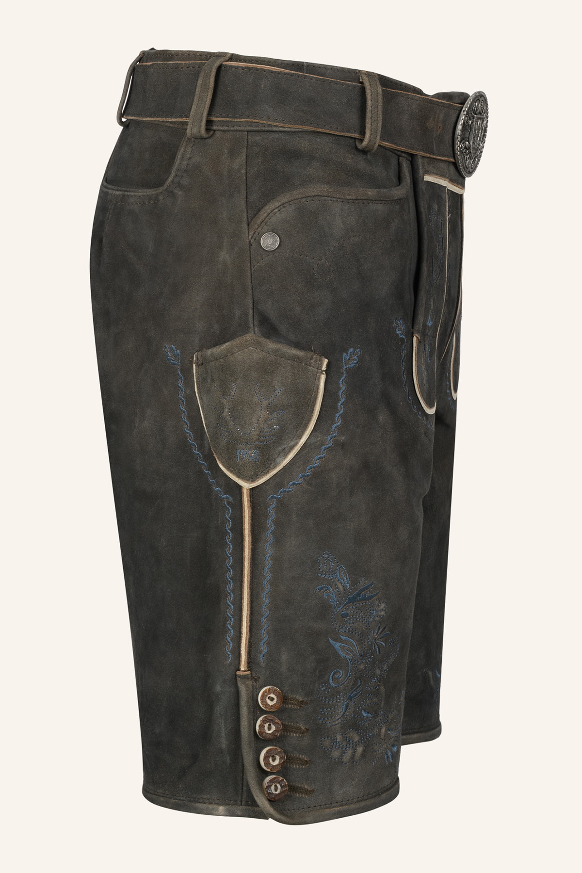 Lederhose Yanis mit Gürtel