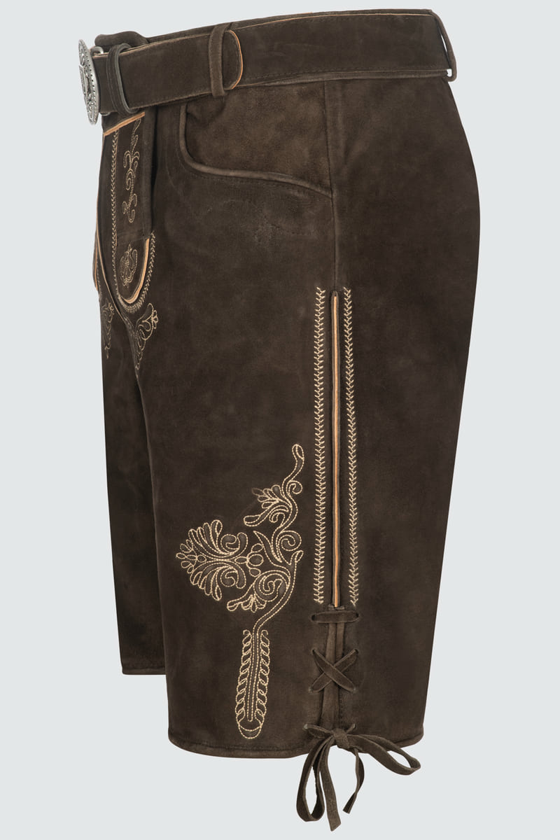Lederhose Benett mit Gürtel