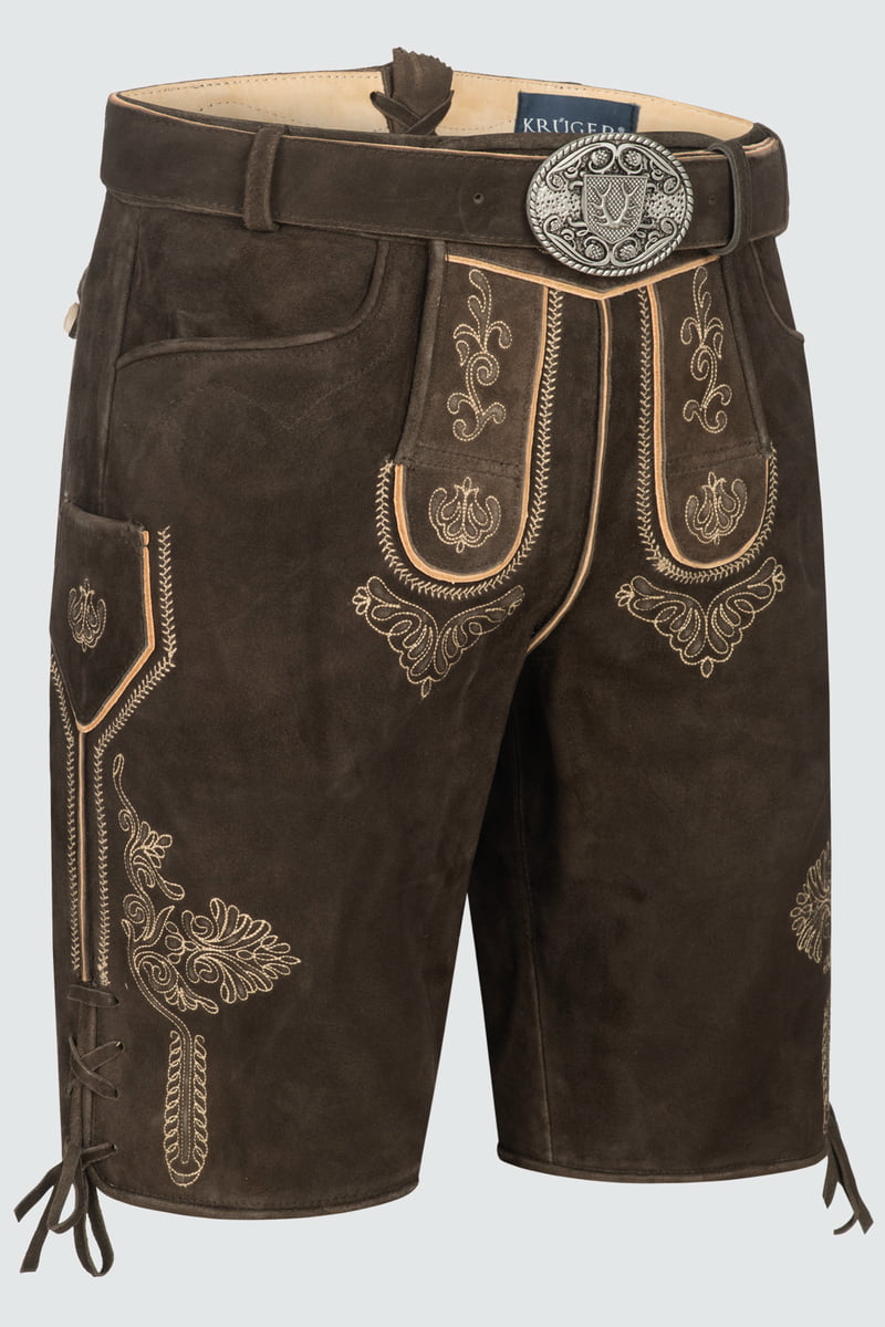 Lederhose Benett mit Gürtel