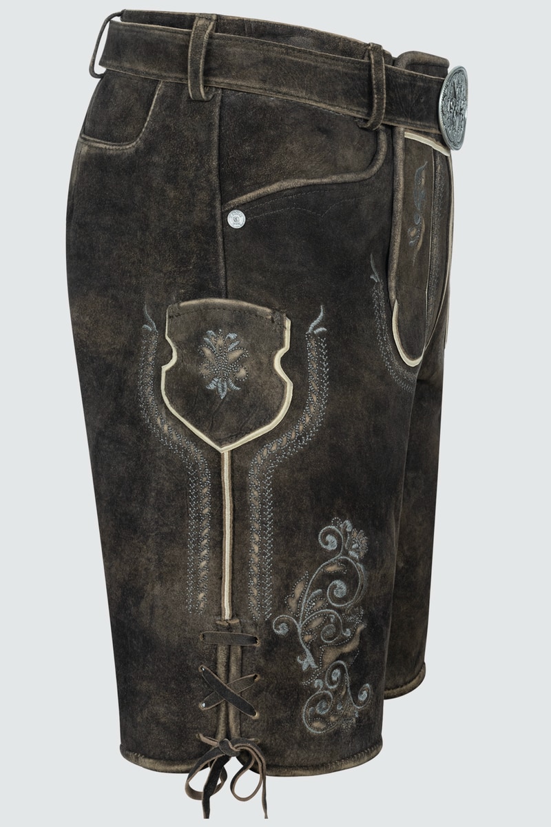 Lederhose Gideon mit Gürtel