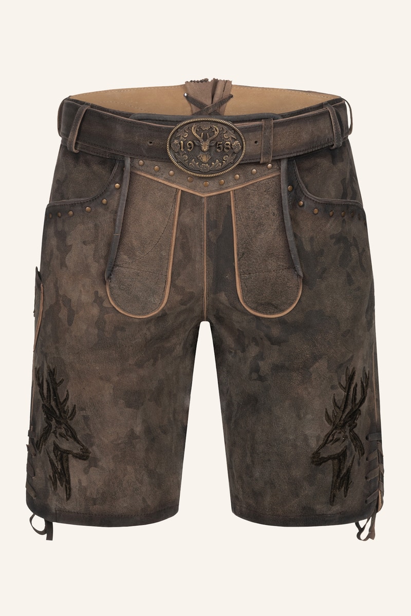 Lederhose Matze mit Gürtel