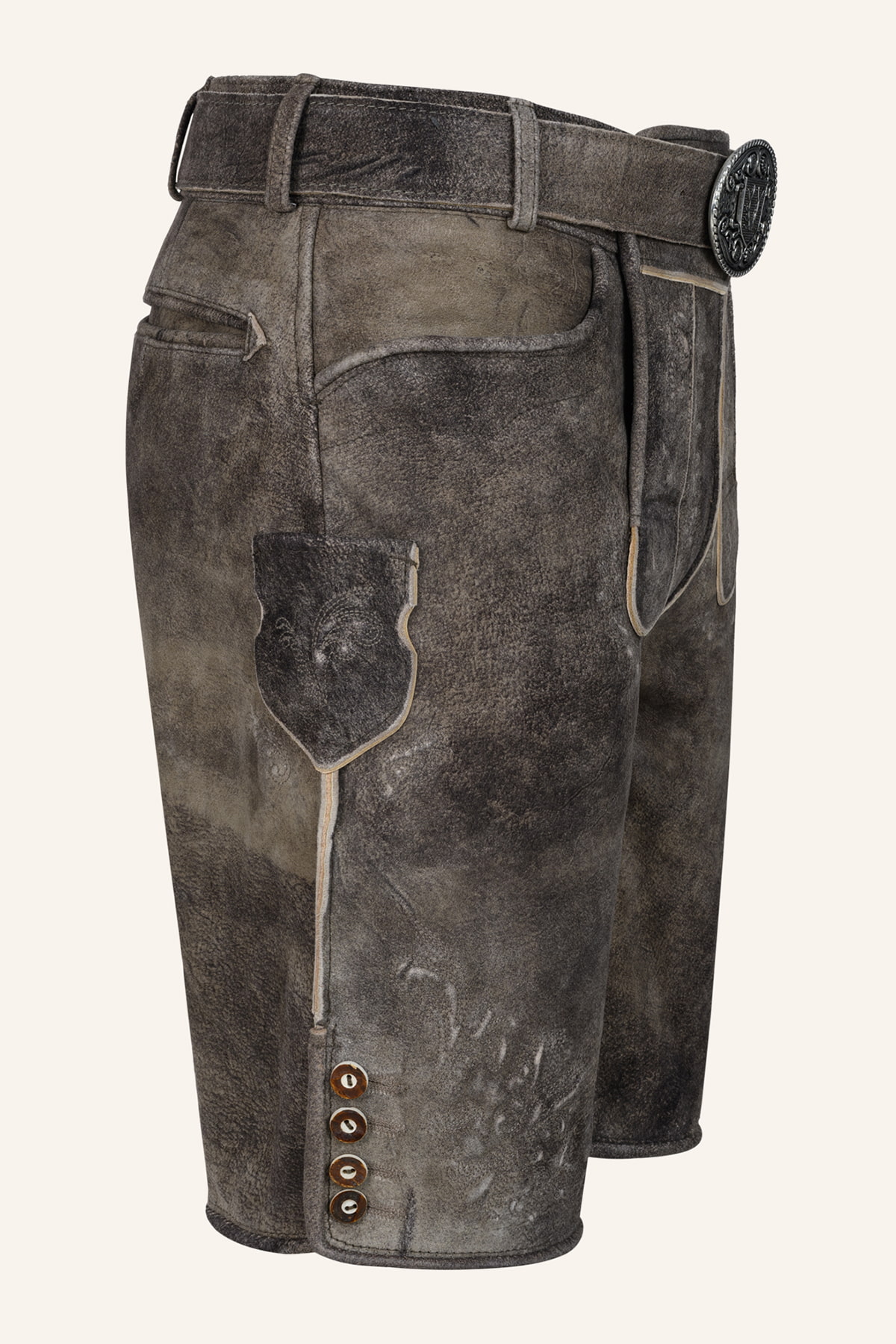 Lederhose Patrizio mit Gürtel