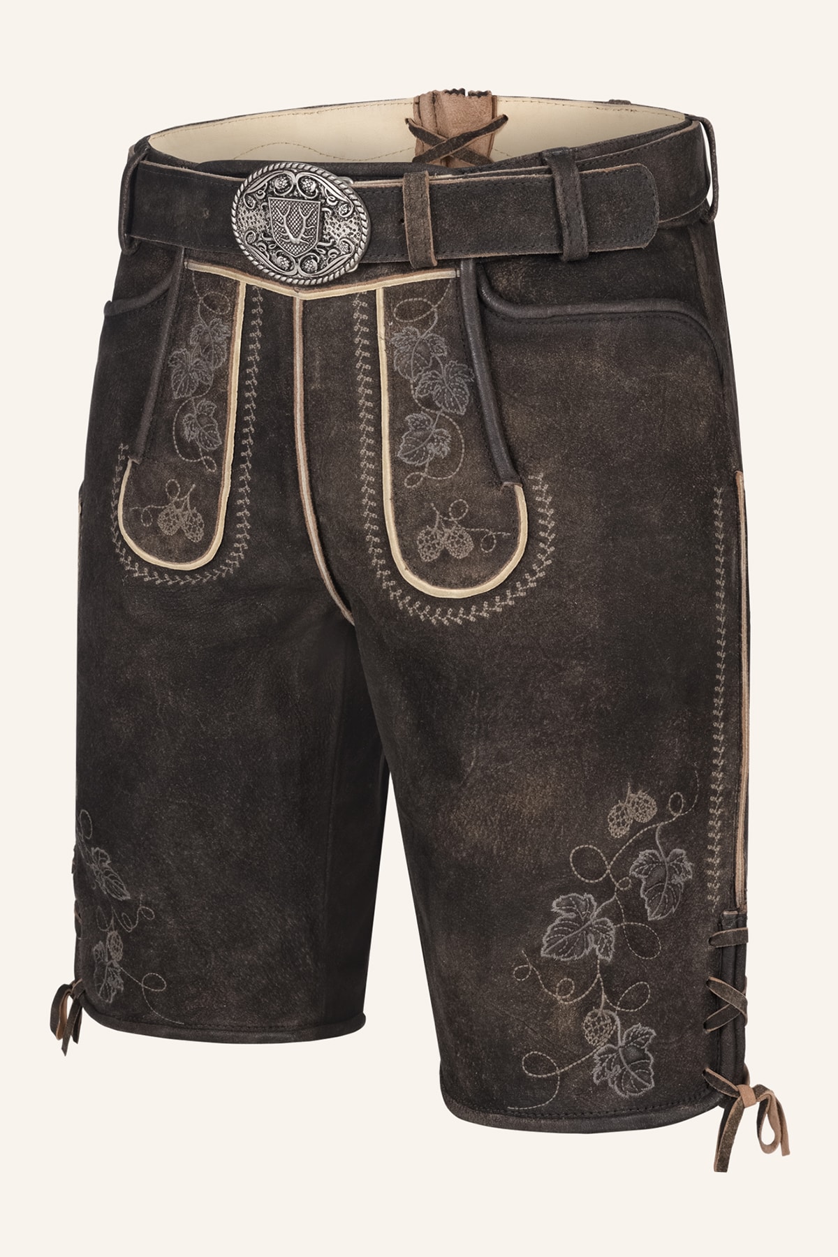 Lederhose Nikolas mit Gürtel