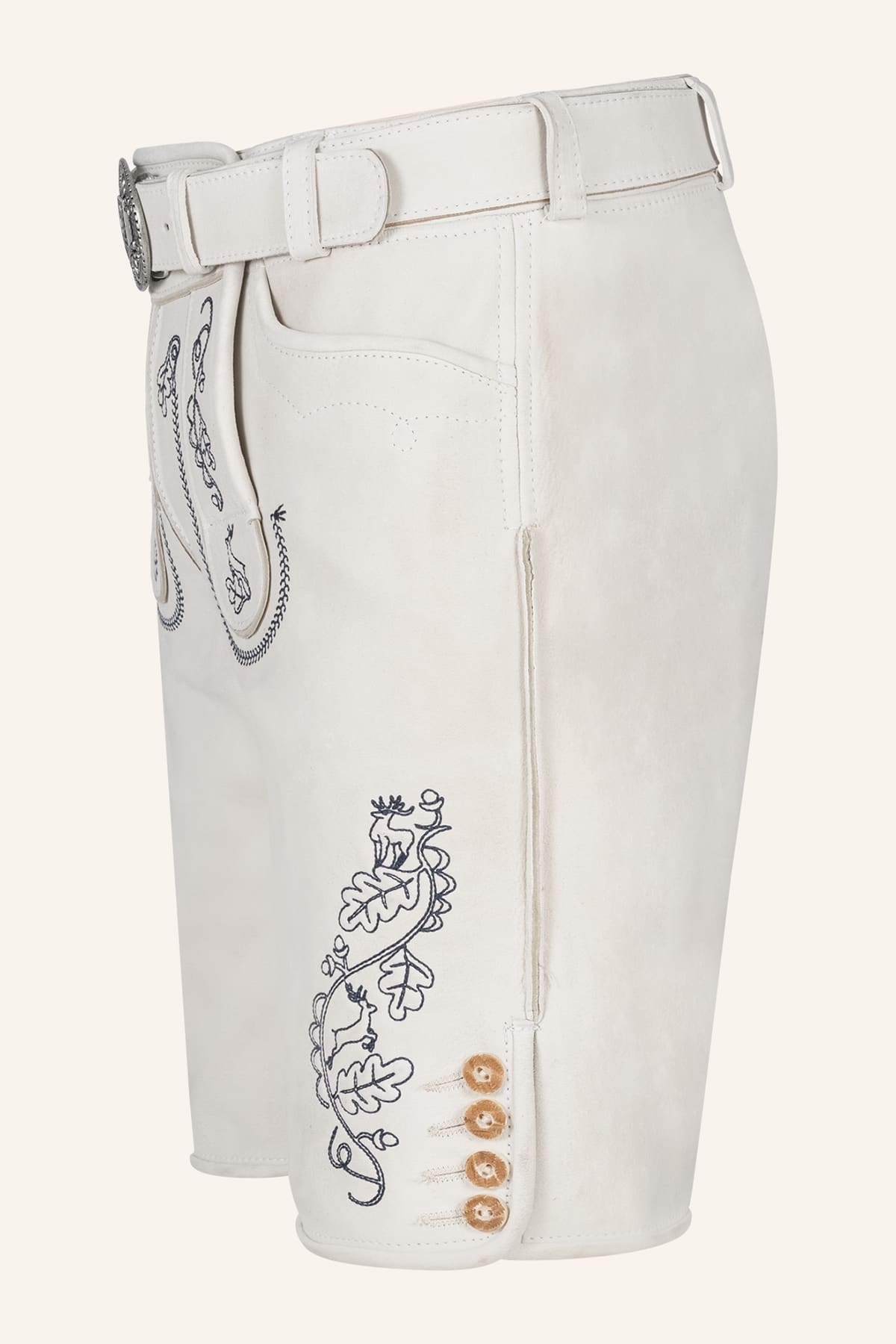 Lederhose Samuele mit Gürtel