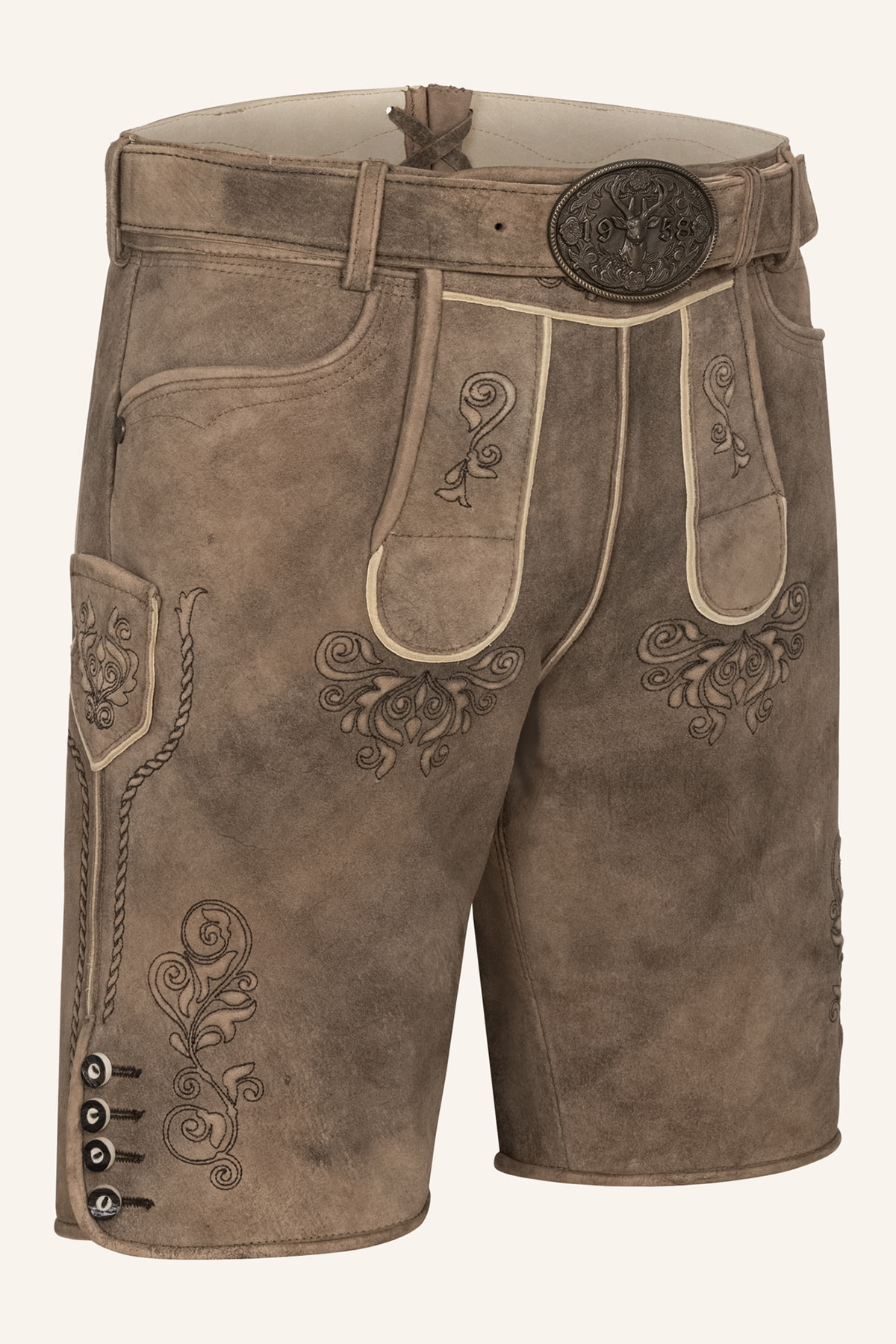 Lederhose Ralph mit Gürtel
