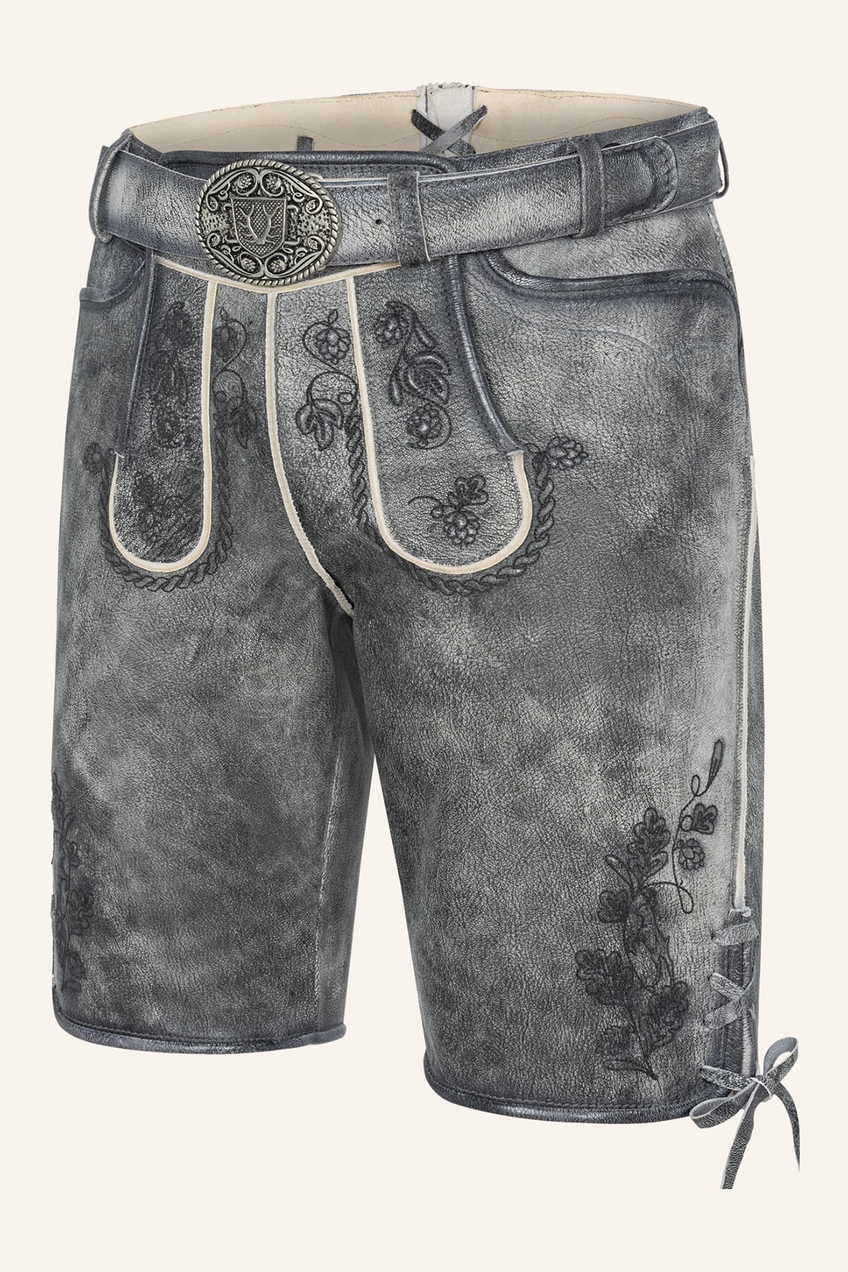 Lederhose Okko mit Gürtel