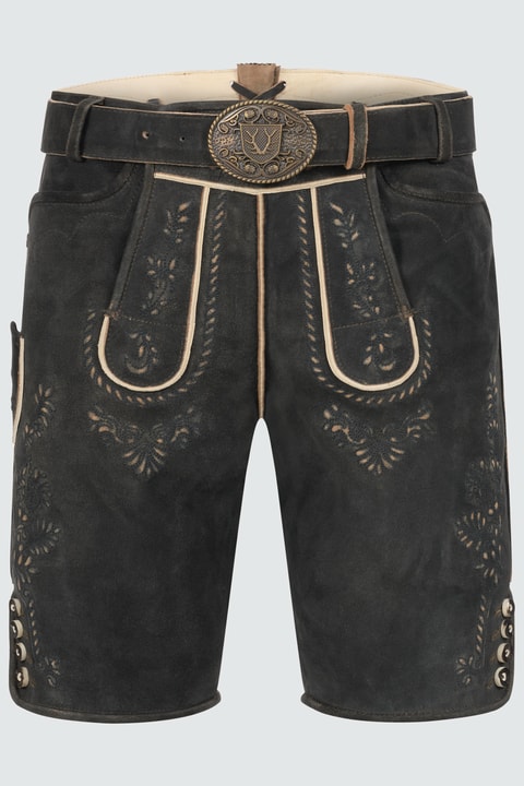 Lederhose Gaspar mit Gürtel