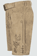Lederhose Milian mit Gürtel