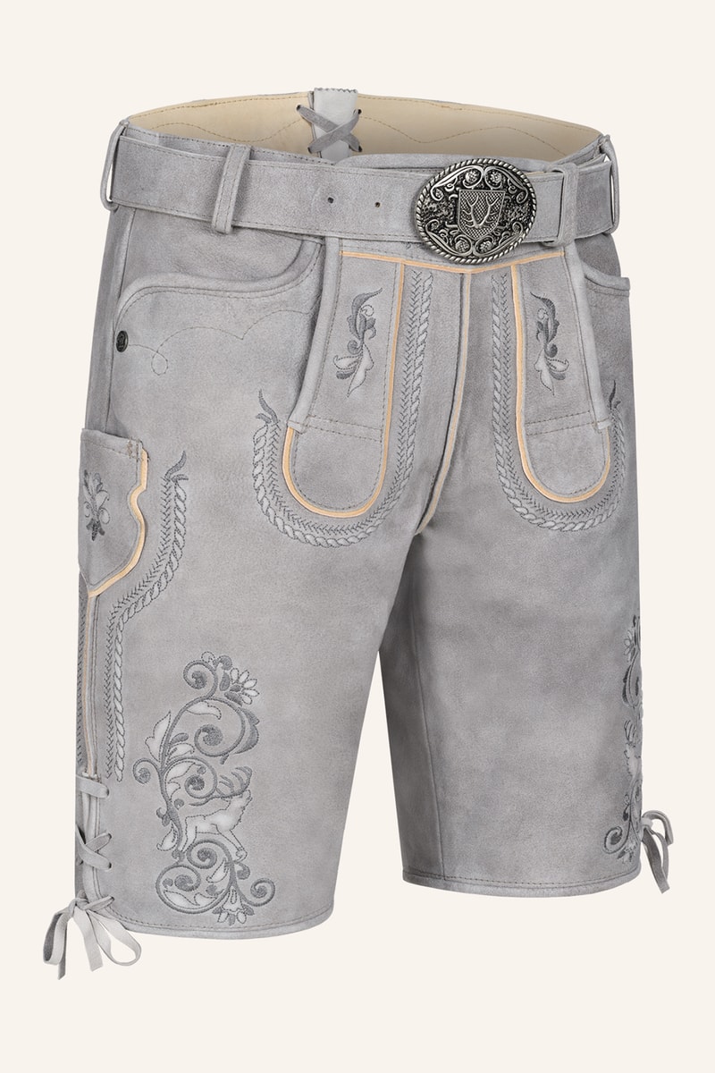 Lederhose Norwin mit Gürtel
