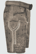 Lederhose Harvey mit Gürtel