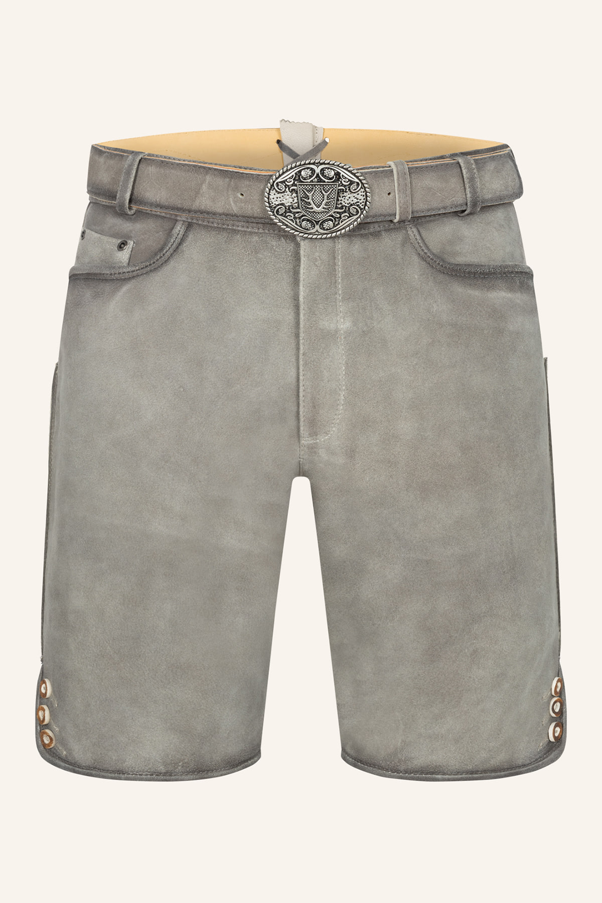 Lederhose Lorenzo mit Gürtel