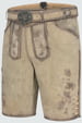 Lederhose Kai mit Gürtel
