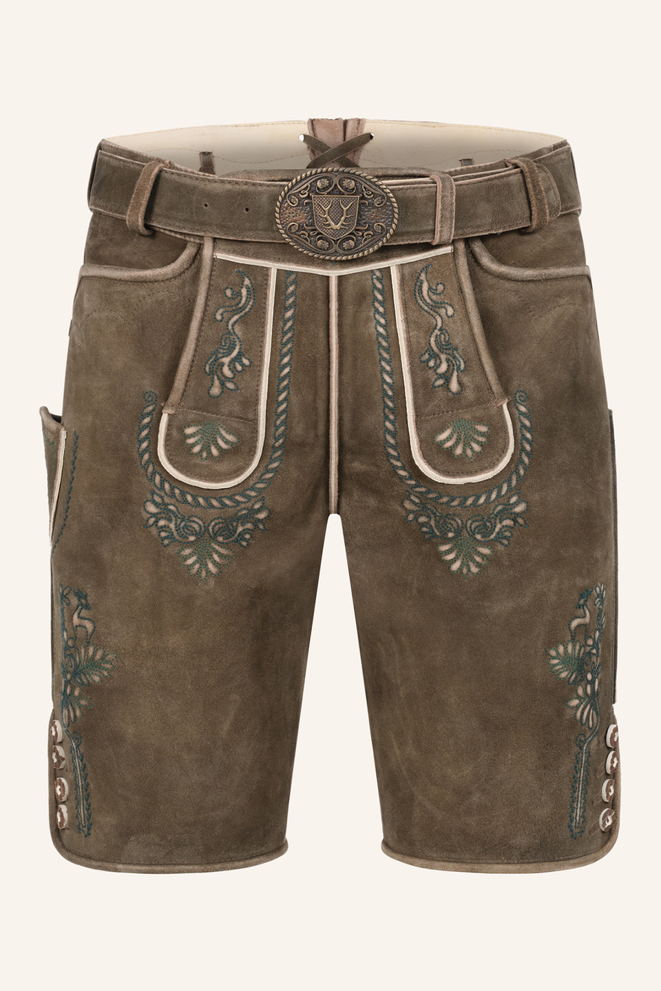 Lederhose Cailan mit Gürtel
