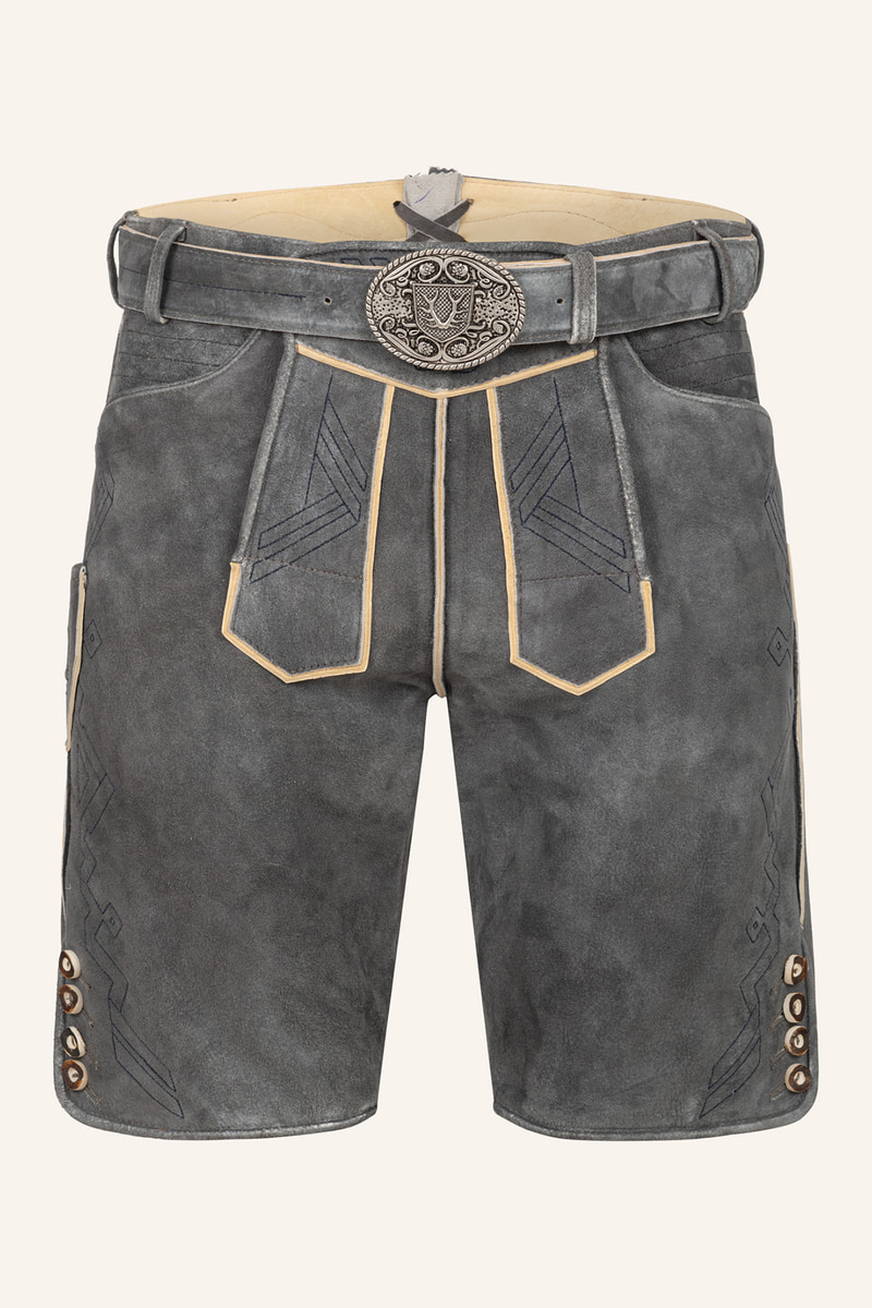 Lederhose Xilas mit Gürtel