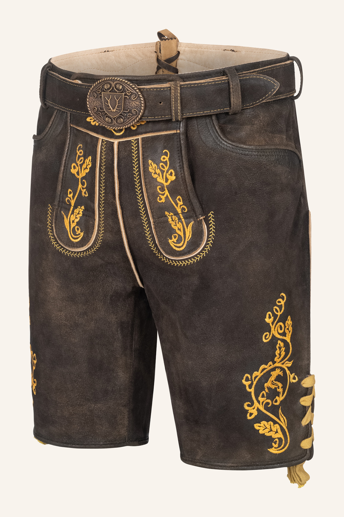 Lederhose Tilo mit Gürtel