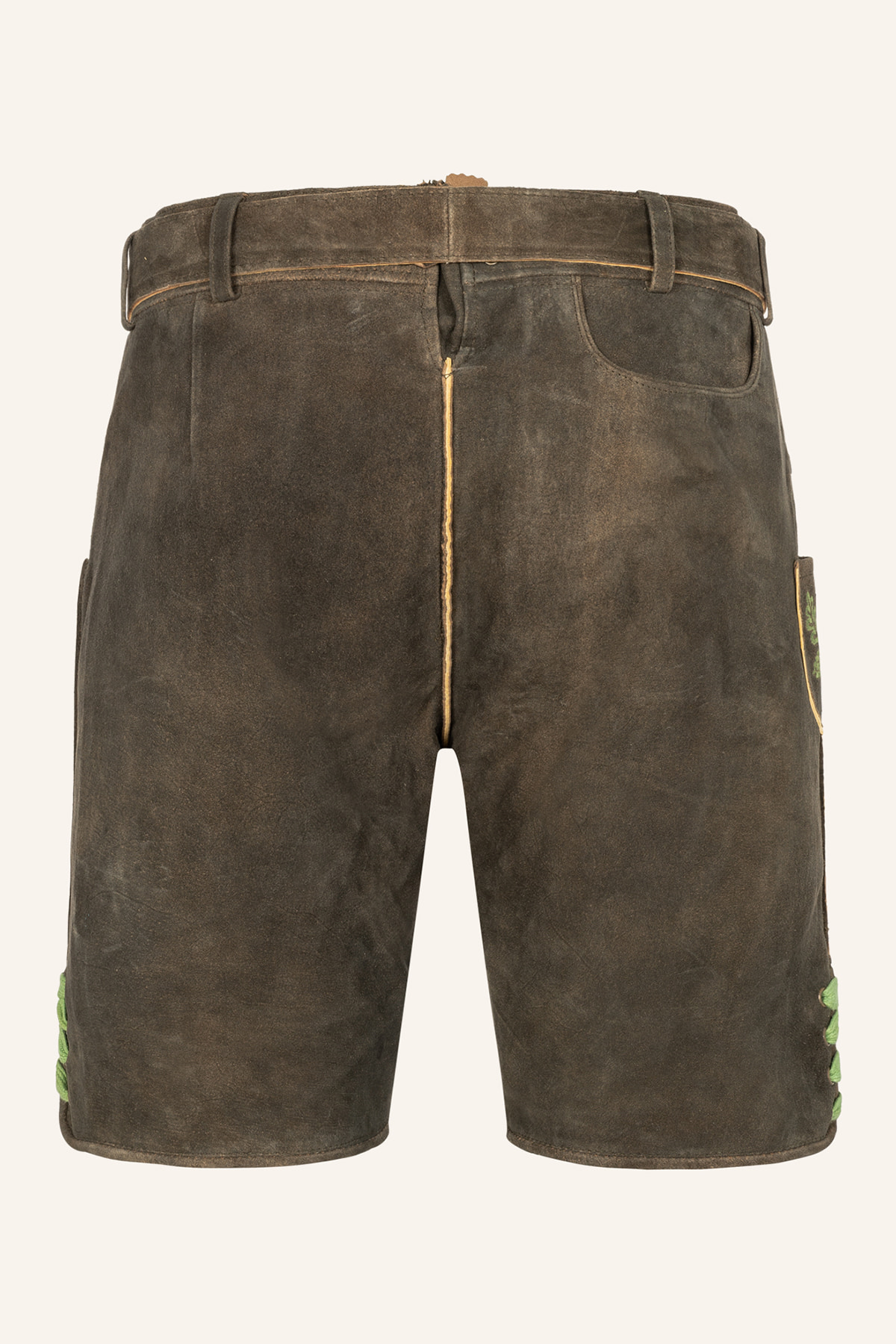 Lederhose Cassius mit Gürtel