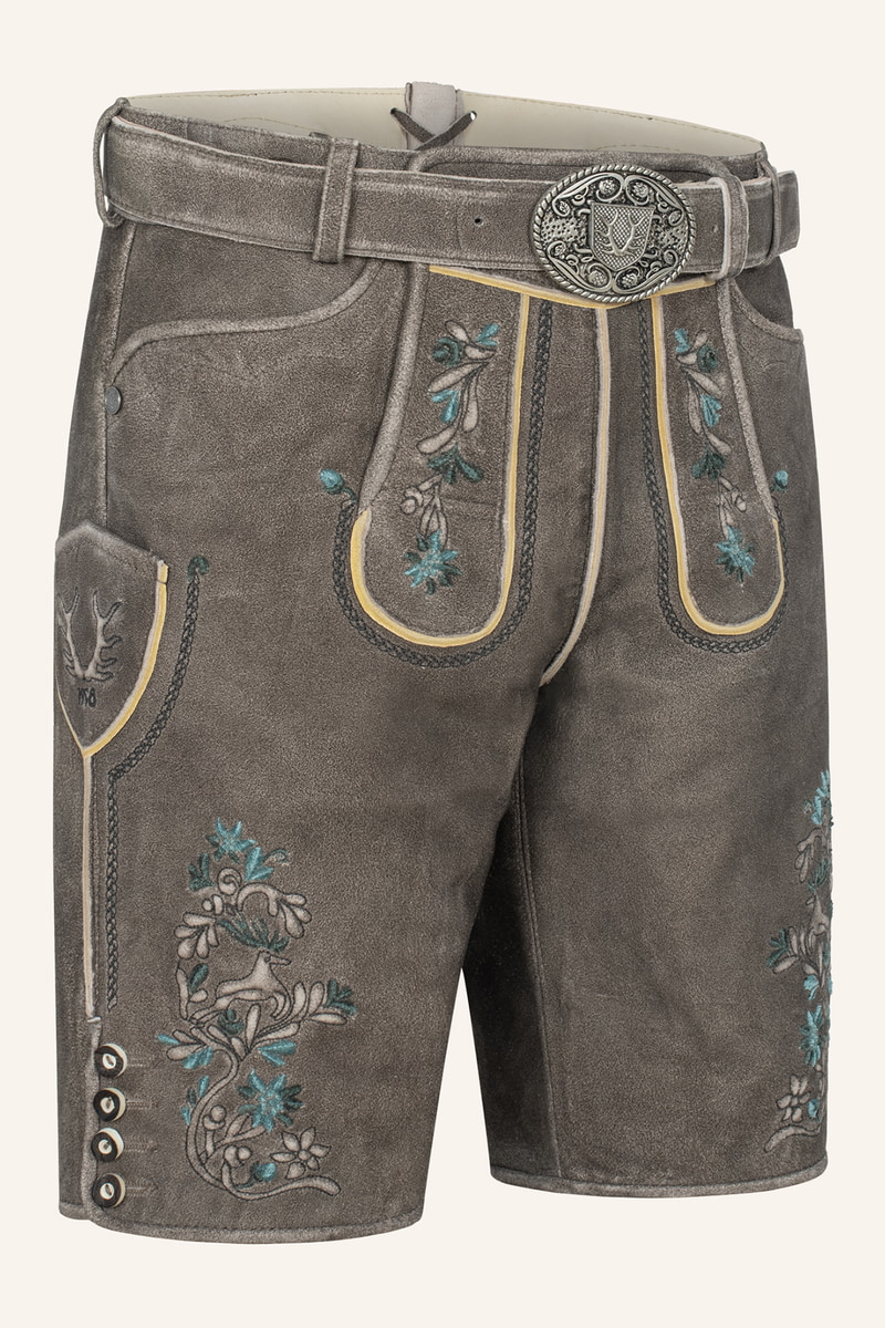 Lederhose Jorrit mit Gürtel