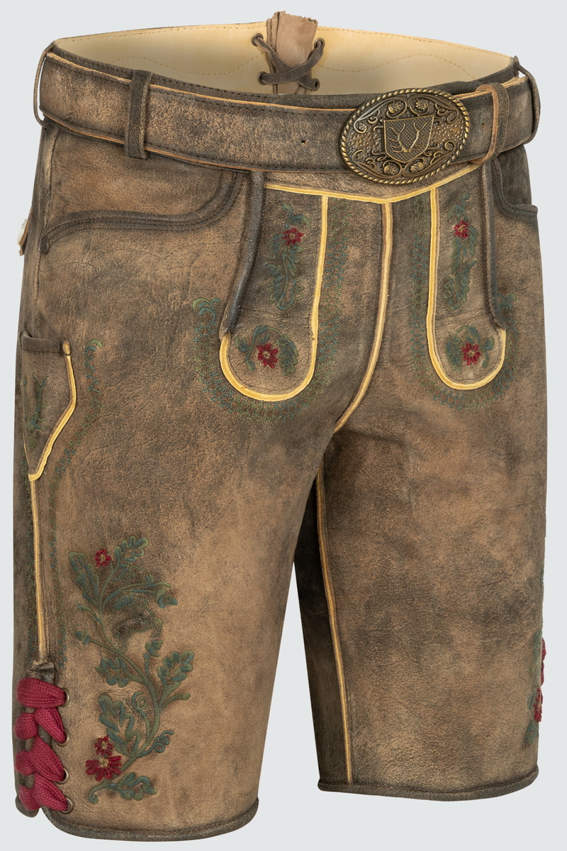 Lederhose Charlie mit Gürtel