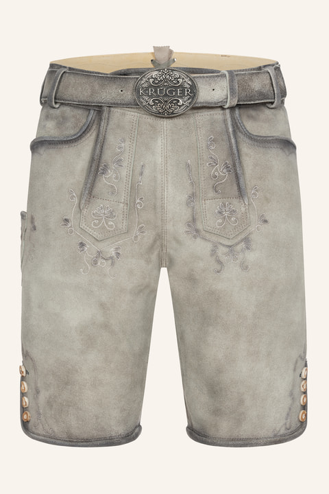 Lederhose Lenny mit Gürtel