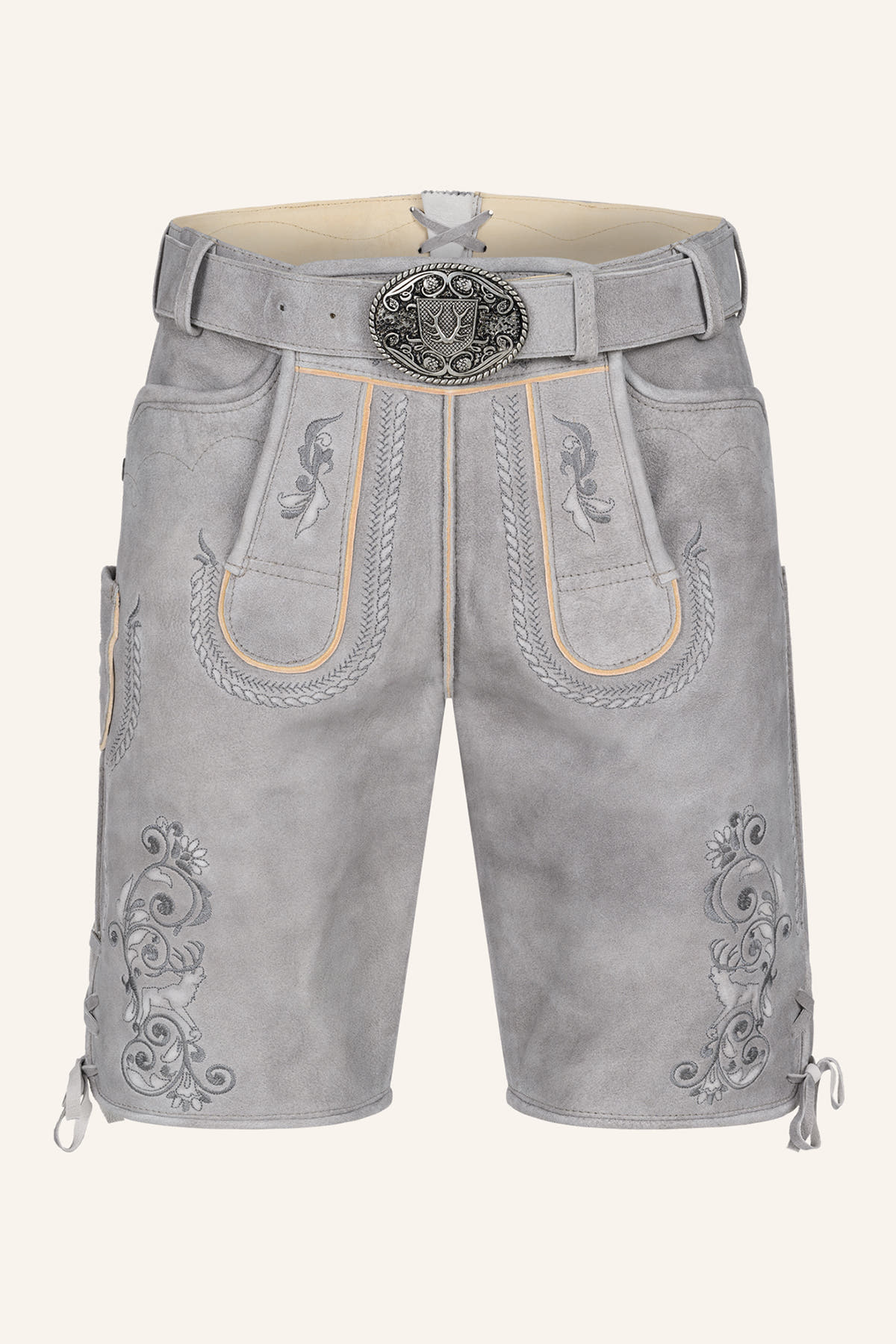 Lederhose Norwin mit Gürtel